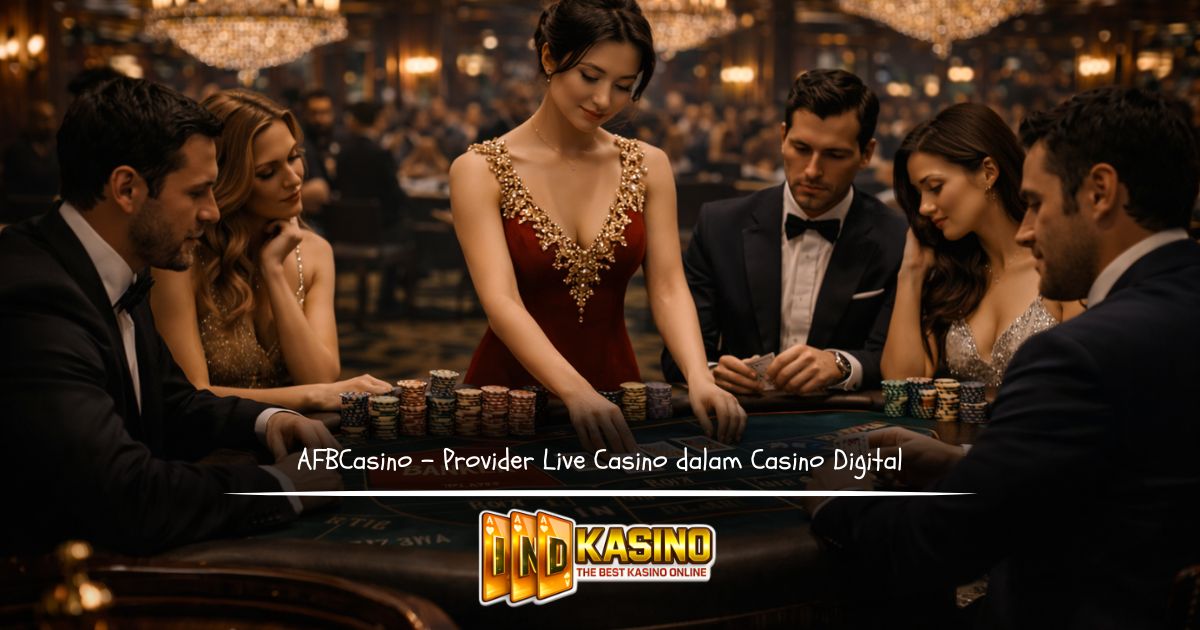 Ilustrasi AFBCasino sebagai provider live casino