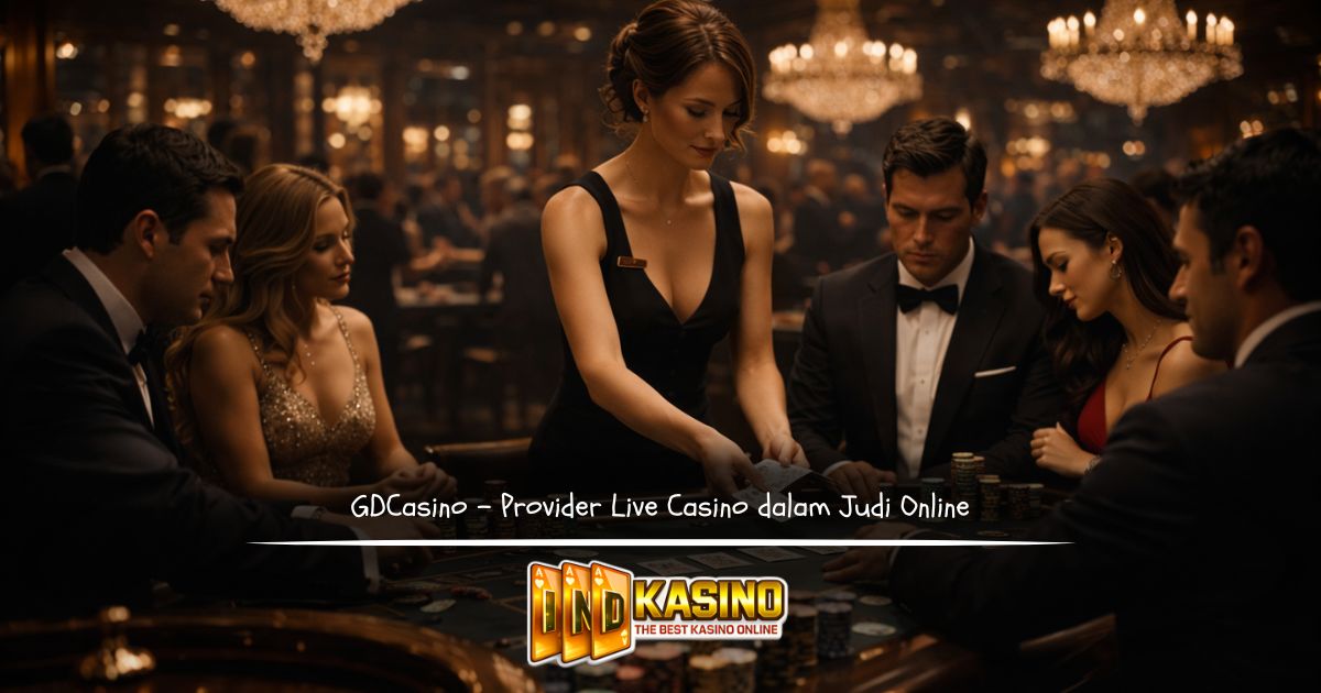 Ilustrasi GDCasino sebagai provider live casino