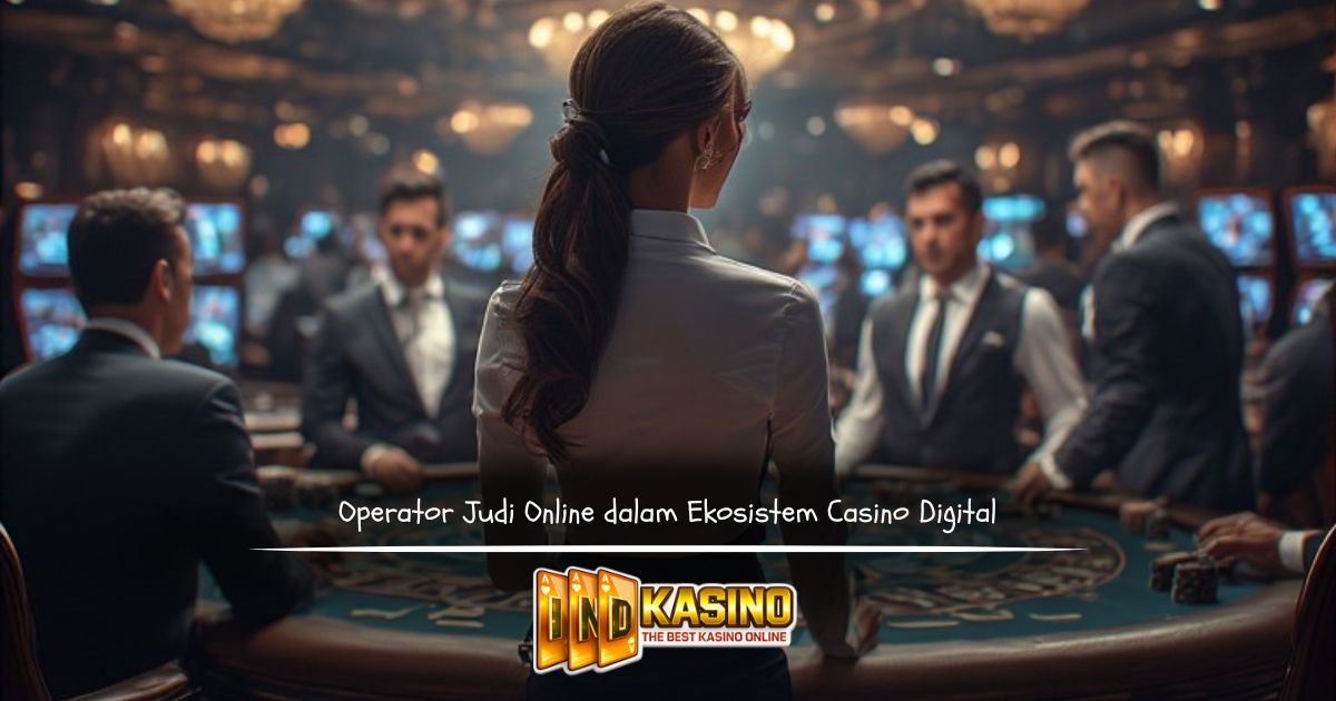 Ilustrasi peran operator dalam ekosistem judi online