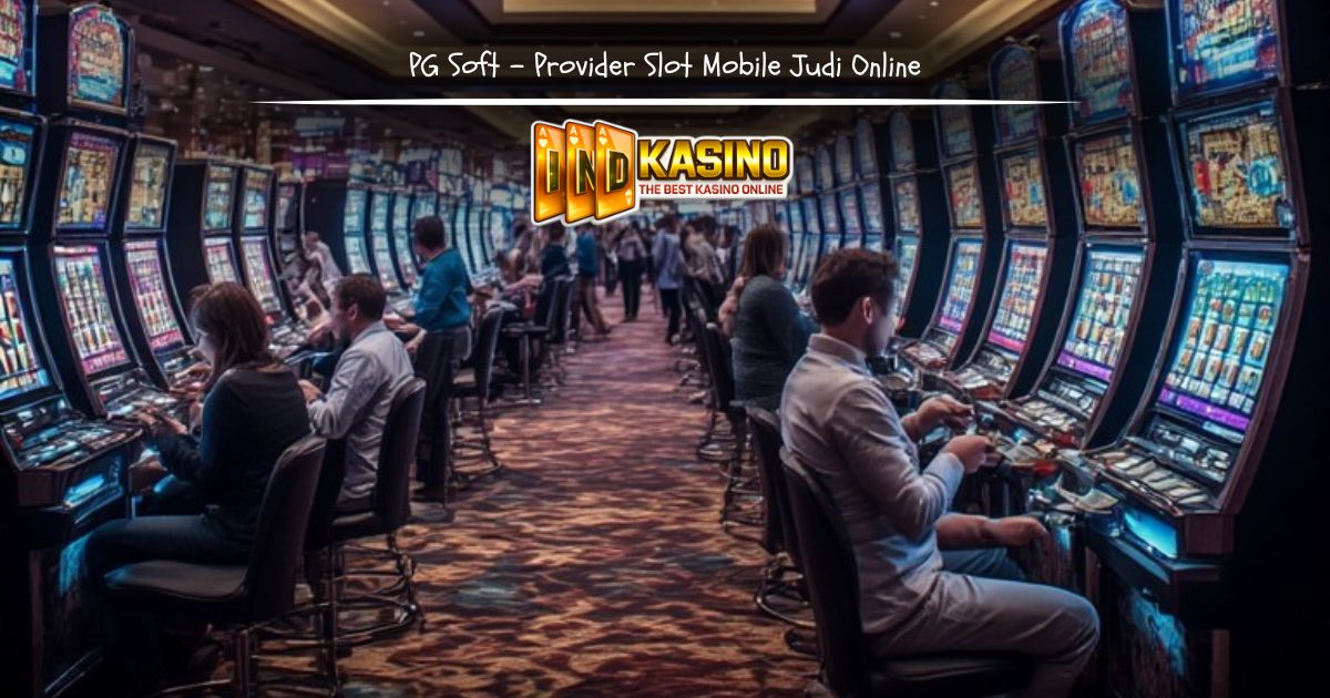 Ilustrasi PG Soft sebagai provider slot mobile